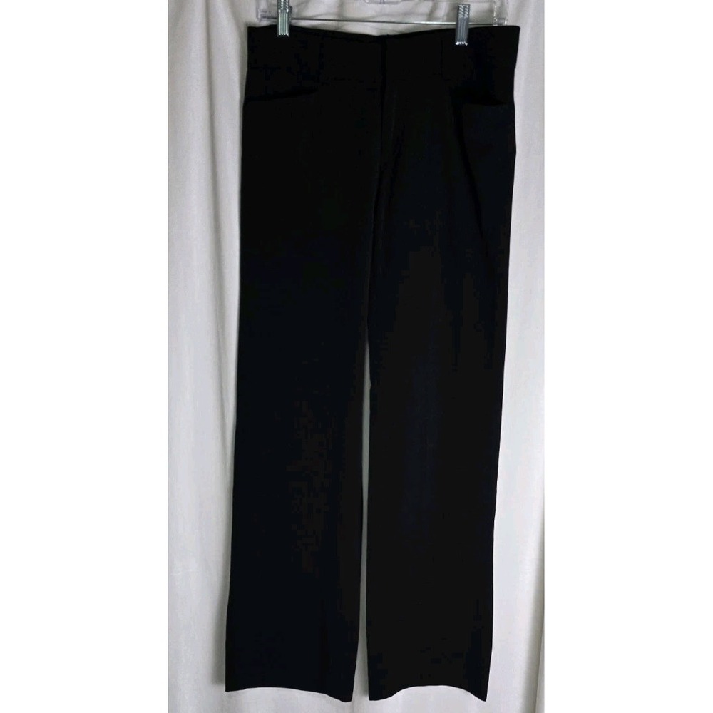 Michael Kors Pants Womens 2 Black Solid Grammercy Regular Fit Wide Leg‎